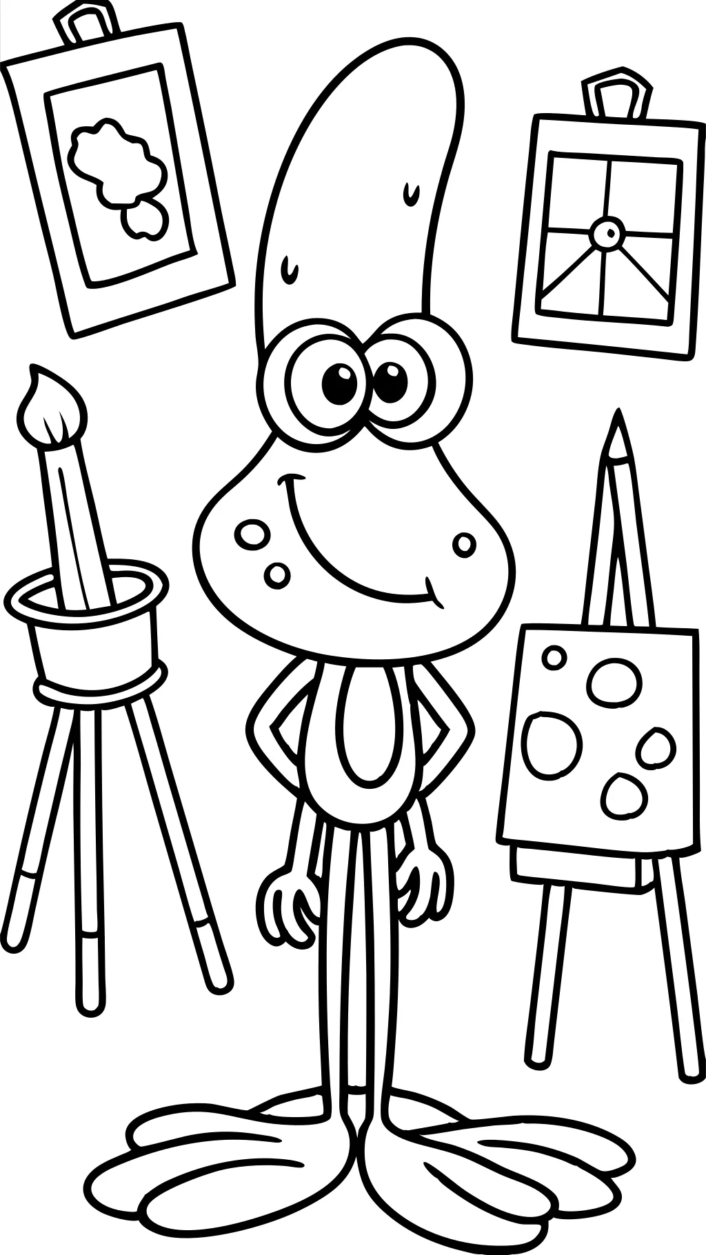 coloriages de squidward